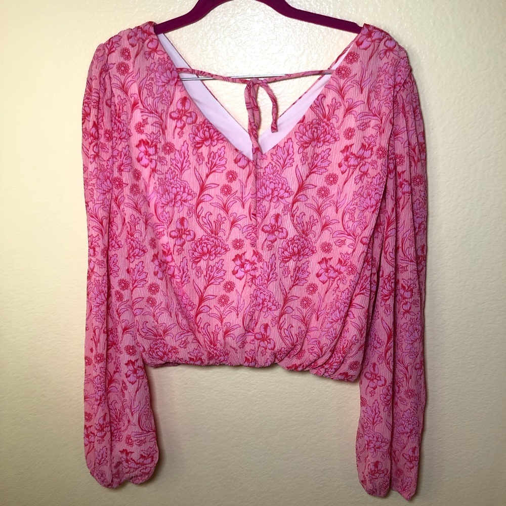 Midnight Sky Long Sleeve Blouse size M - Picture 5 of 10